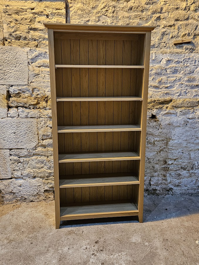 Solid Oak bookcase - The Cotswold Emporium