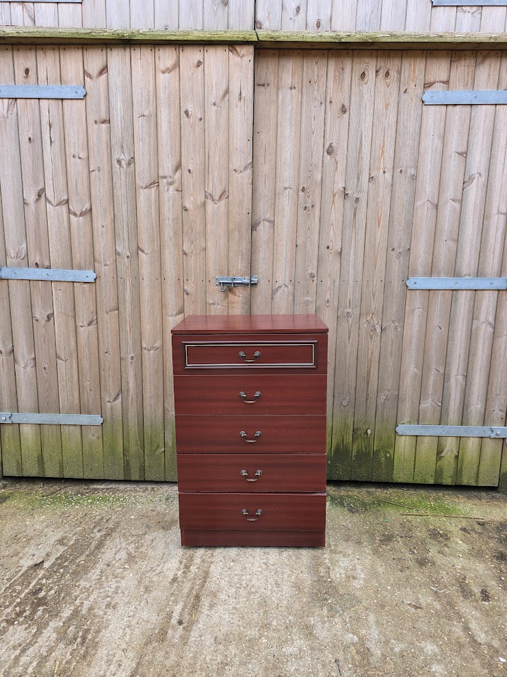 Tall boy chest of drawers