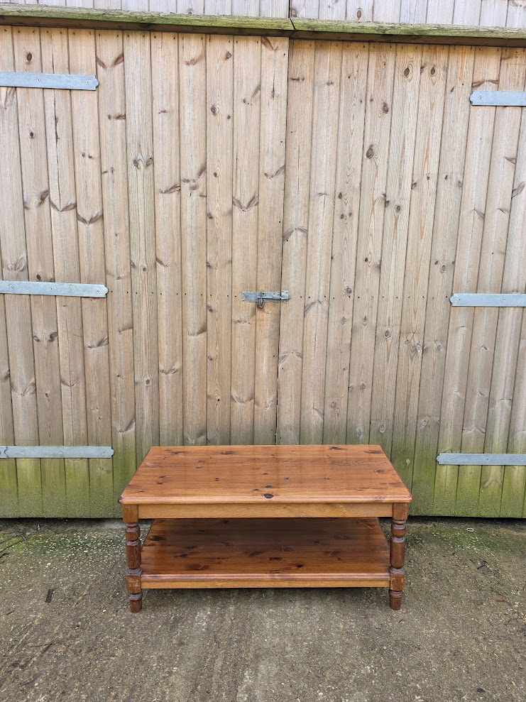 Pine coffee table