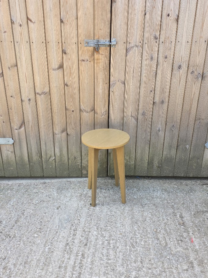 Round side table