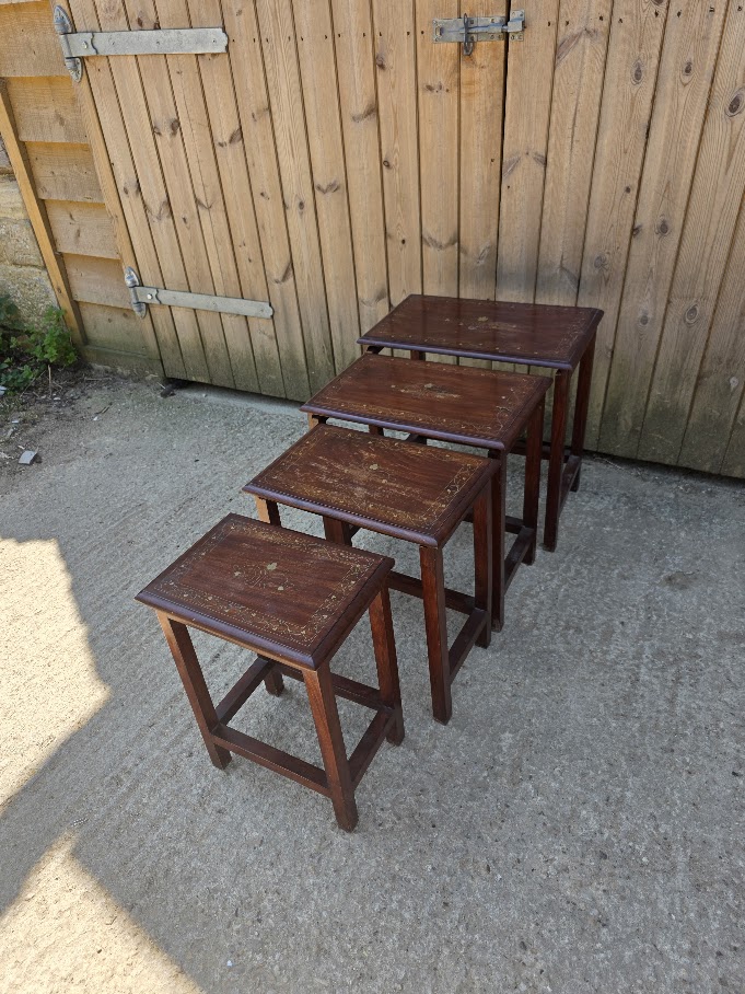Indian style nest of tables