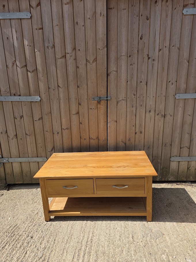 Solid Oak coffee table