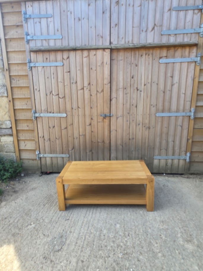 Oak coffee table