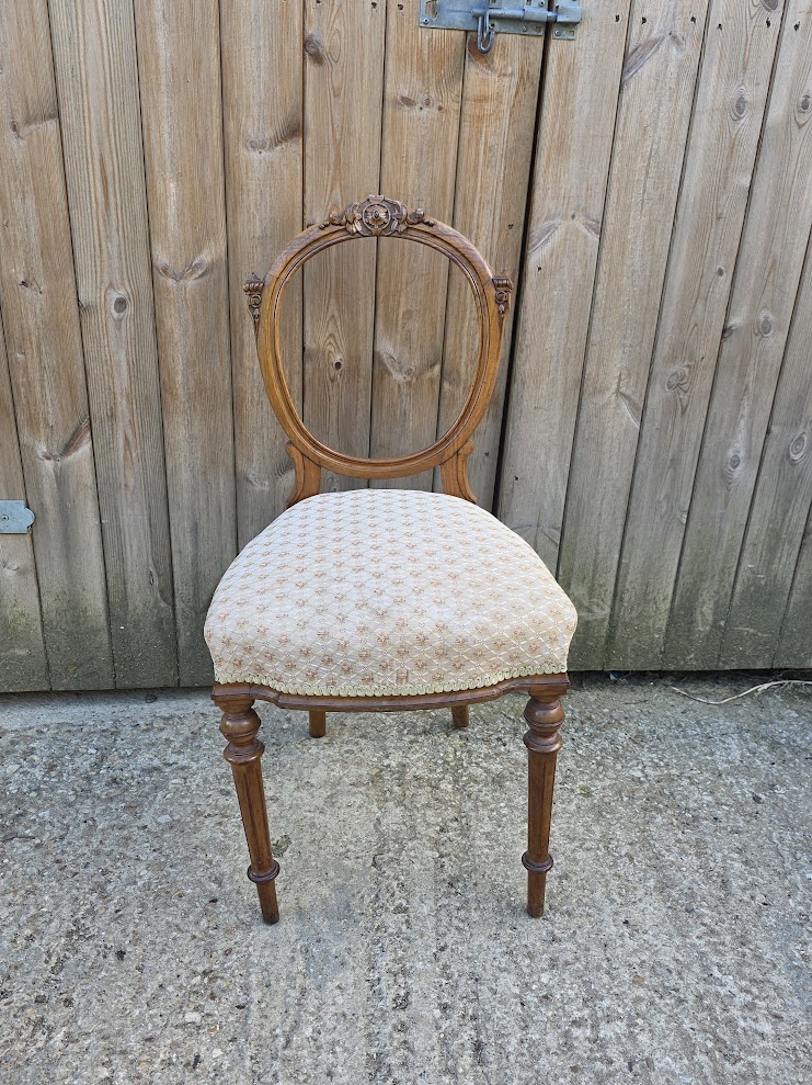 Absolutely beautiful balloon back chair