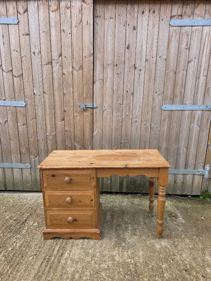 Solid pine desk