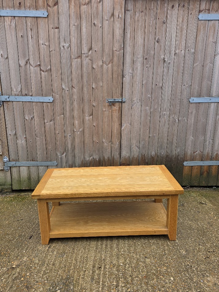 Oak coffee table